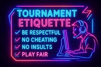 Signage reminding attendees to respect others at the venue