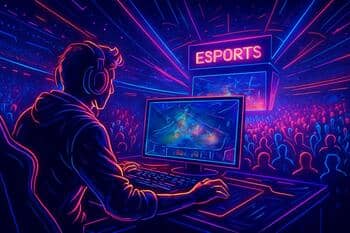 Crowd visualization bars reacting to chants