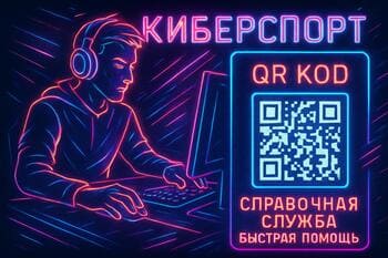 QR help desk poster for support portal