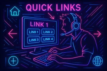 Compact handbook with quick links tabs