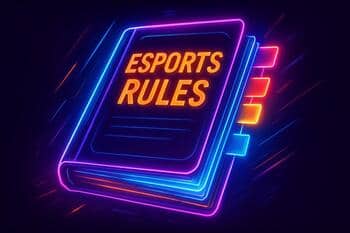 Referee handbook with neon tabs for quick-rules