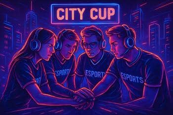 Roster huddle and briefing before a city cup